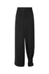 Rabens Saloner Dalvina grossgrain cuff detail pants black